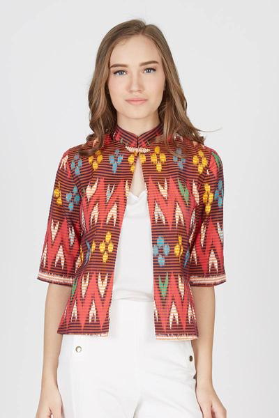 blazer batik untuk kerja
