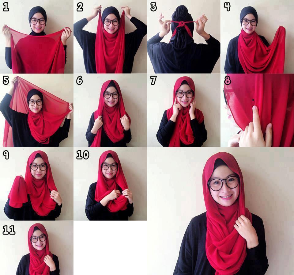 Tutorial Hijab Simple Tapi Modis Event Beautynesia