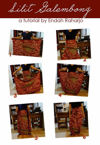 Ini Dia Tutorial Menggunakan Rok  Lilit  Batik yang Praktis  