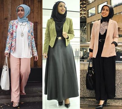 Tampil Cantik  Elegan Dengan Hijab Saat ke Kantor 