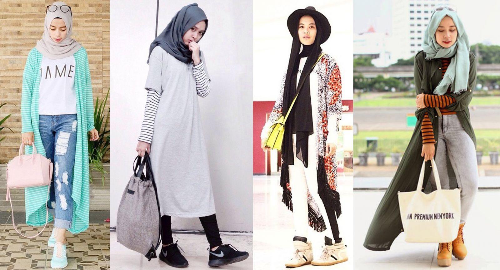 Mix Match Hijab Fashion Ala Blogger Fashion Beautynesia