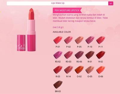 Pixy Moisture Lipstik 