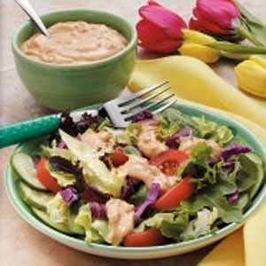 1. Vegetables Salad with Thousand Island Sauce