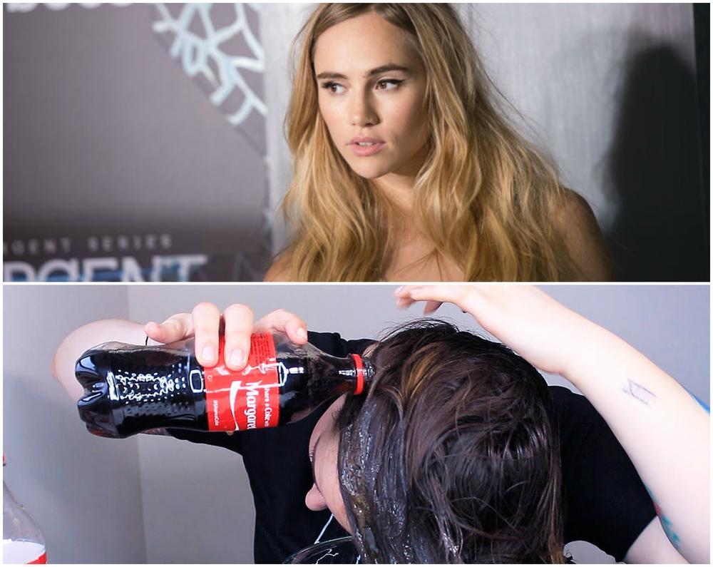 Membilas Rambut Dengan Coca Cola Untuk Mendapatkan Beachy Waves Ala