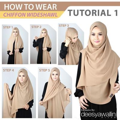 Tutorial Jilbab Segitiga Syar I