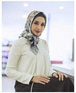 Cara Memakai Hijab Laudya Chintya Bella