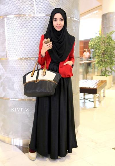 Inspirasi Gaya Baju Kerja Muslimah  Syar i agar Cantik dan 