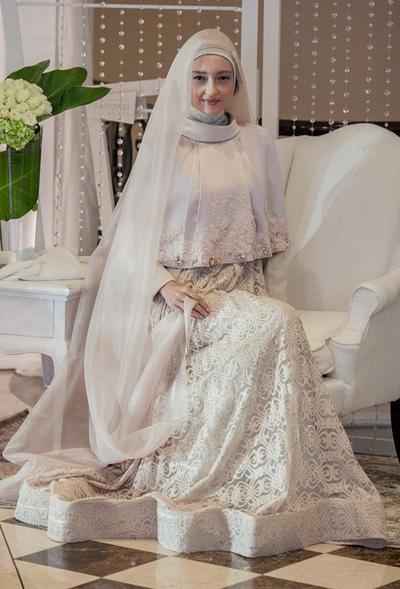 Jilbab Pengantin Syar I Terbaru