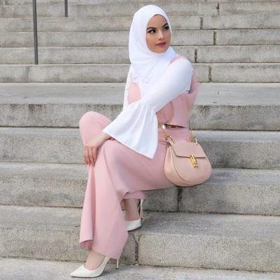 Baju Muslim Warna Coklat Muda