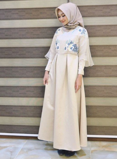 Inspirasi Populer 16 Baju  Gamis Simple  Buat  Kondangan 