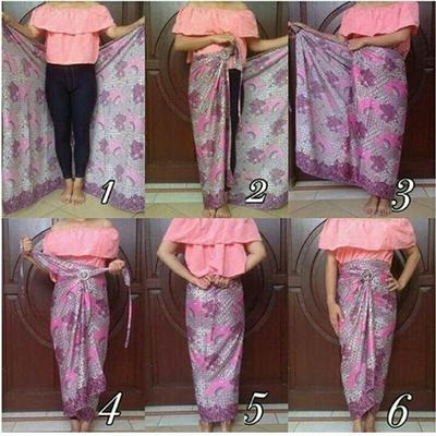 Ini Dia Tutorial Menggunakan Rok Lilit Batik yang Praktis Ini Dia Tutorial Menggunakan Rok Lilit Batik yang Praktis