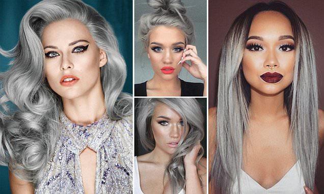 Yuk Intip Inspirasi Cat  Rambut  Warna Grey yang  Paling 