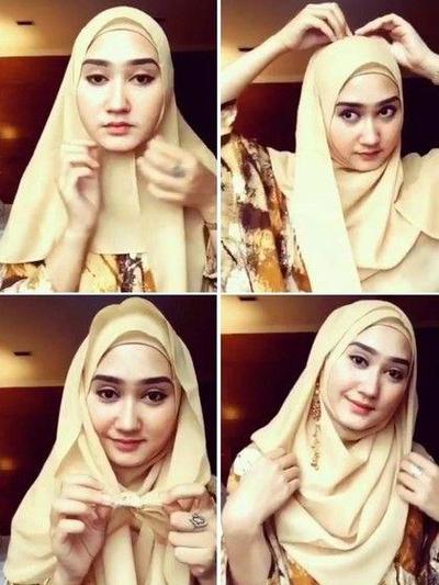 Cara Hijab Agar Terlihat Tirus