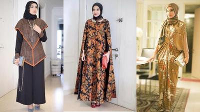 Ini Dia Padu Padan Hijab  dengan Batik  yang Lagi Hits di 