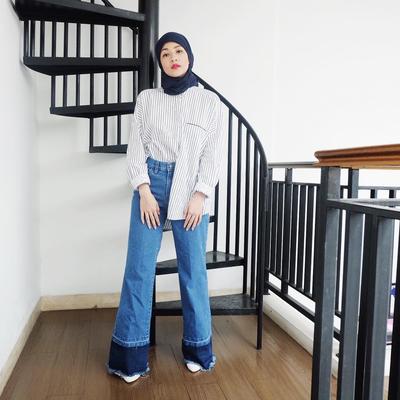 Model Jilbab Dimasukkan Baju