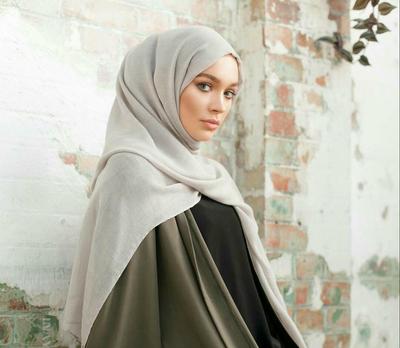 Warna Jilbab Dark Grey