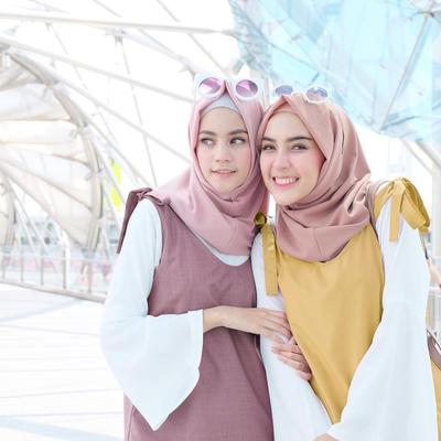 Cara Jilbab Wajah Kotak