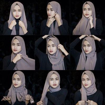 Tutorial Hijab Pashmina Natasha Farani