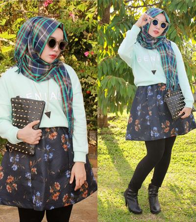 Style Hijab  Jumpsuit Rok  Pendek  Hijaber Gallery