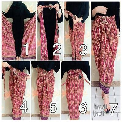 TUTORIAL ROK  LILIT  t Batik dress