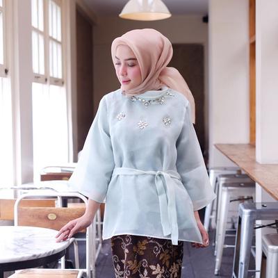 30 Model Baju Organza Muslim - Model Baju Terbaru dan Update 2019 - 2020