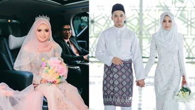 5 Rekomendasi Gaun Pengantin  Muslimah Adat  yang Lagi 