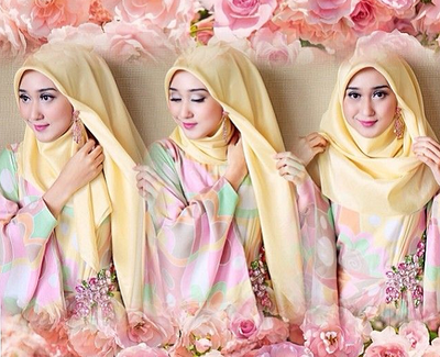 Jilbab Segi Tiga Wajah Bulat