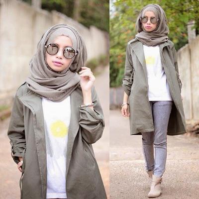 Cara Stylish Dengan Padu Padan Warna Hijab Cerah Dreamcoid