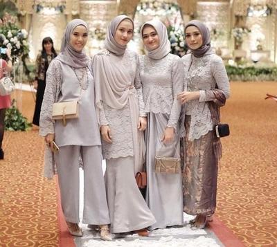 model baju bridesmaid hijab 2019 - galeri hijab