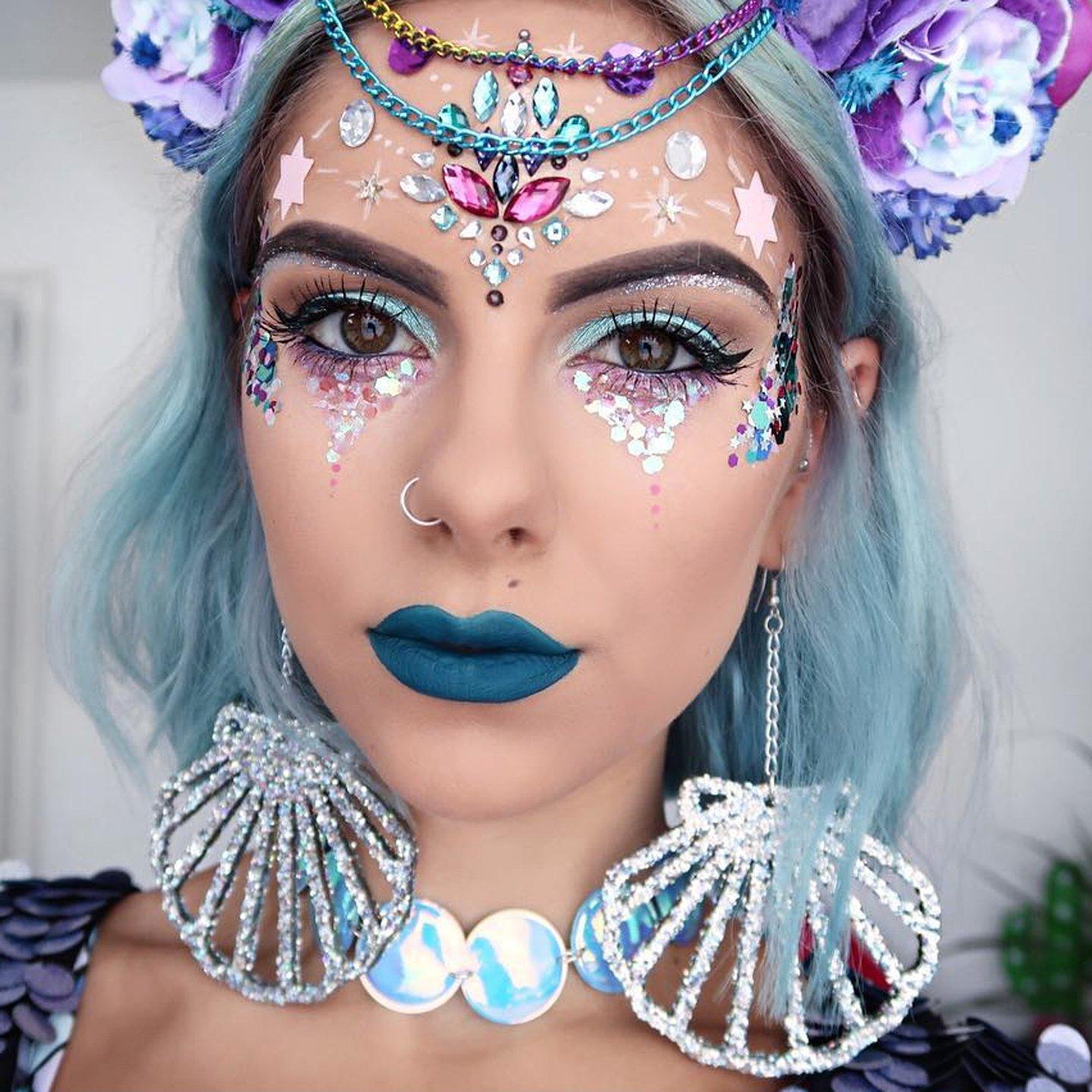 Super Unik Makeup Hologram Ala Unicorn Ini Ternyata Banyak