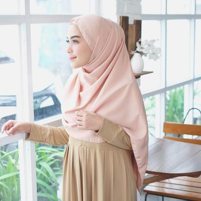 Jilbab Warna Coklat Susu