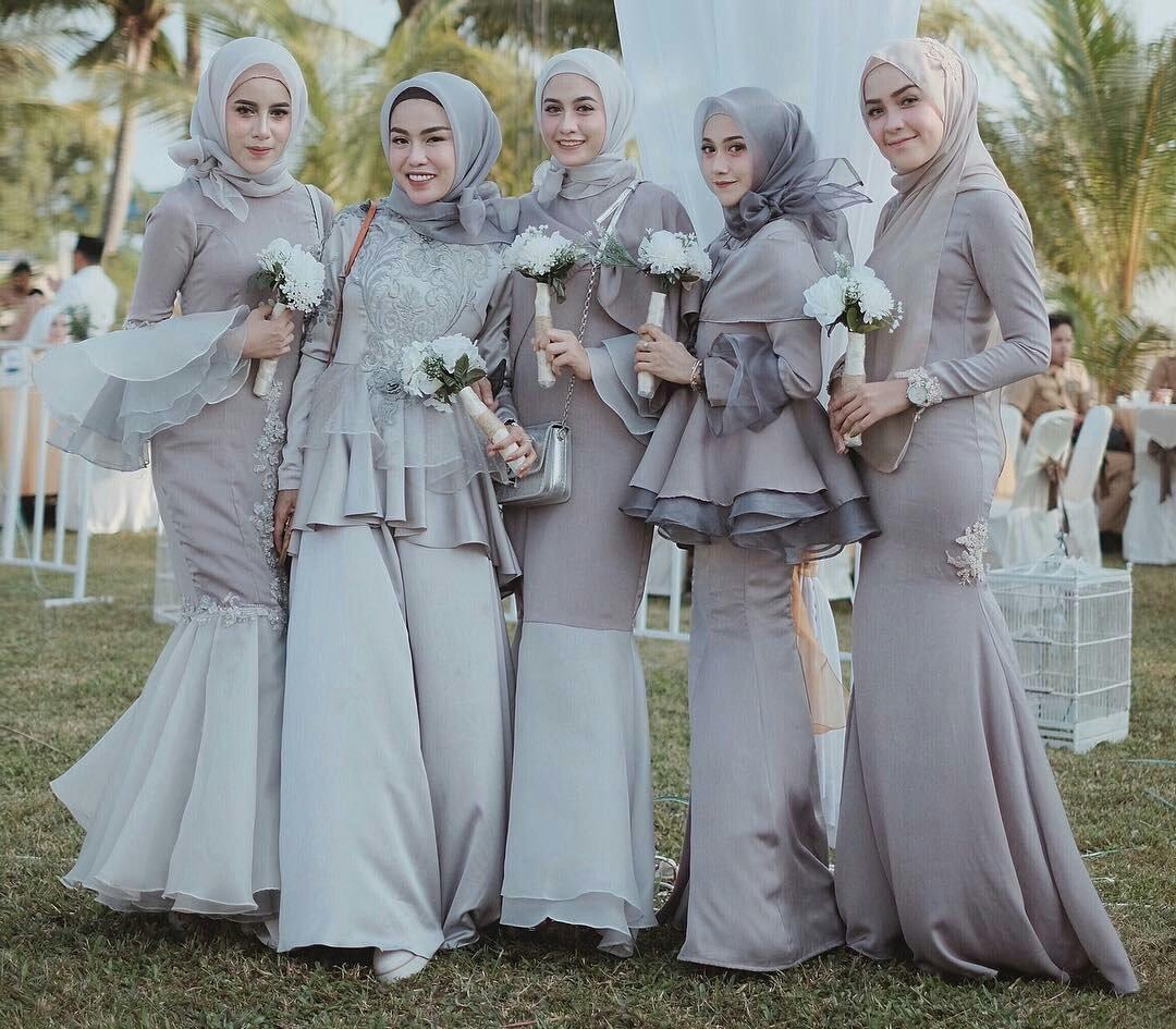  Style Kondangan  dengan Dress Hijab Berikut Siap Membuat 