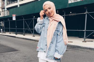 Model Hijab Jaket Jeans