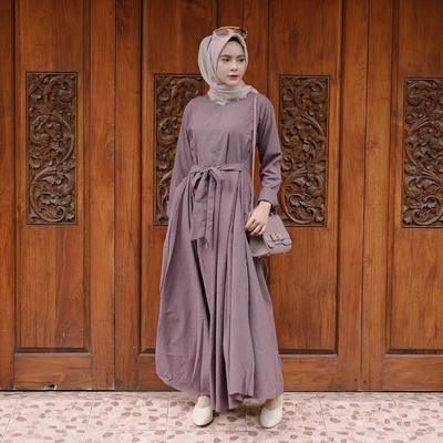 Model Gamis Brokat Untuk Orang Tua - Model Hijab Terbaru