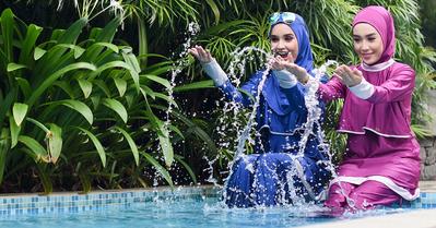 Ootd Renang Berhijab - Hijab Aisa