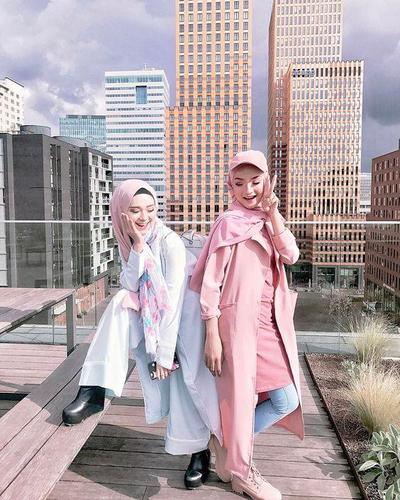 Jilbab Dusty Pink Cocok Dengan Baju Warna Apa