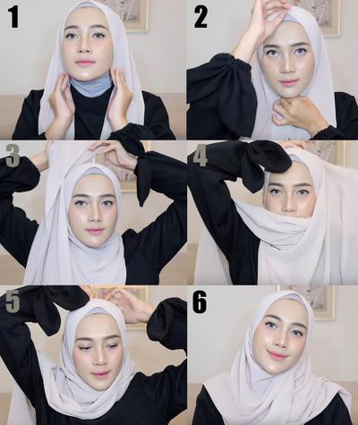 Tutorial Hijab Ceruti Simple Leiner Fashion