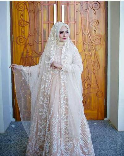 Model Gaun Pengantin Muslimah Yang Diprediksi Bakal Tren 2019