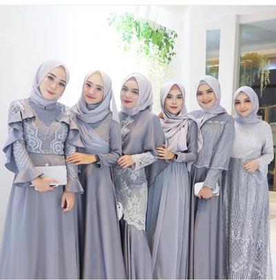 Model Baju Pesta Kebaya Muslim 2019