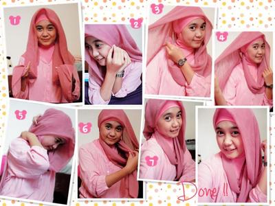 Tutorial Hijab Segi Empat Simple Dan Modis