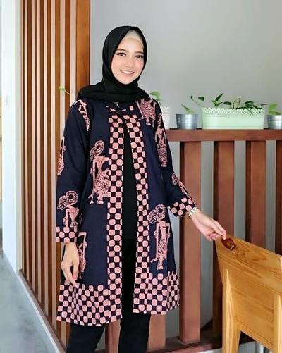 470+ Model Baju Batik Formal Wanita Modern Terbaik