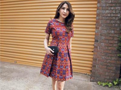 21 Model Baju Batik  Dress  Pendek Untuk Remaja Konsep Penting 