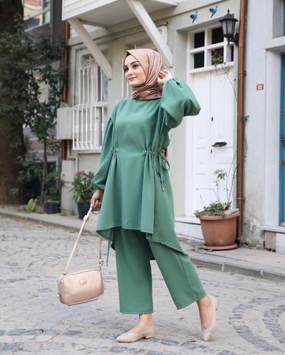 10+ Ide Style Hijab Warna Hijau Tosca