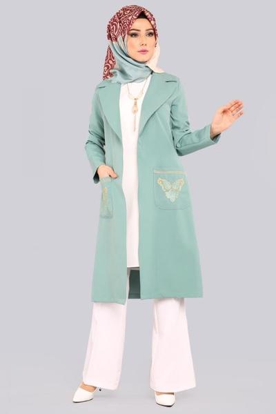 Baju Warna Hijau Tosca Cocoknya Pakai Jilbab Warna Apa