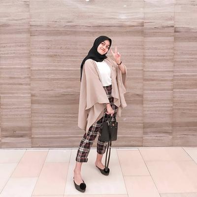 35 Ide Style Ootd Hijab Celana  Kotak  Kotak  My Red Gummi 