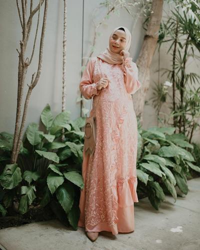 Model Gamis Brokat Instagram