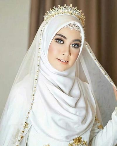 20+ Koleski Terbaru Model Jilbab Pengantin Syari