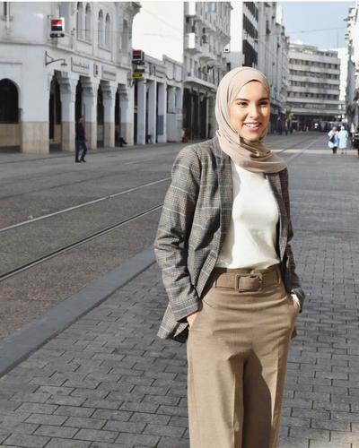 40 Trend Terbaru Muslimah Pakaian Smart  Casual  Perempuan 