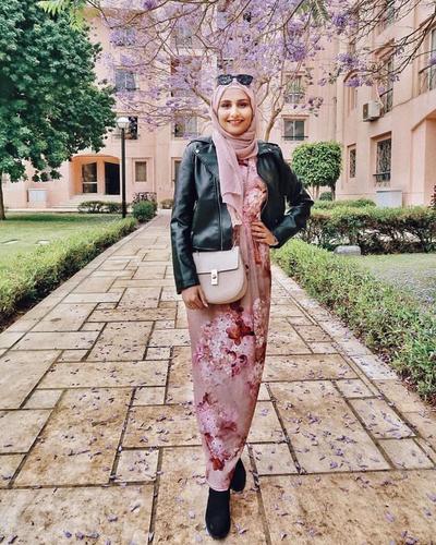 Pastel Printed Pink Dress