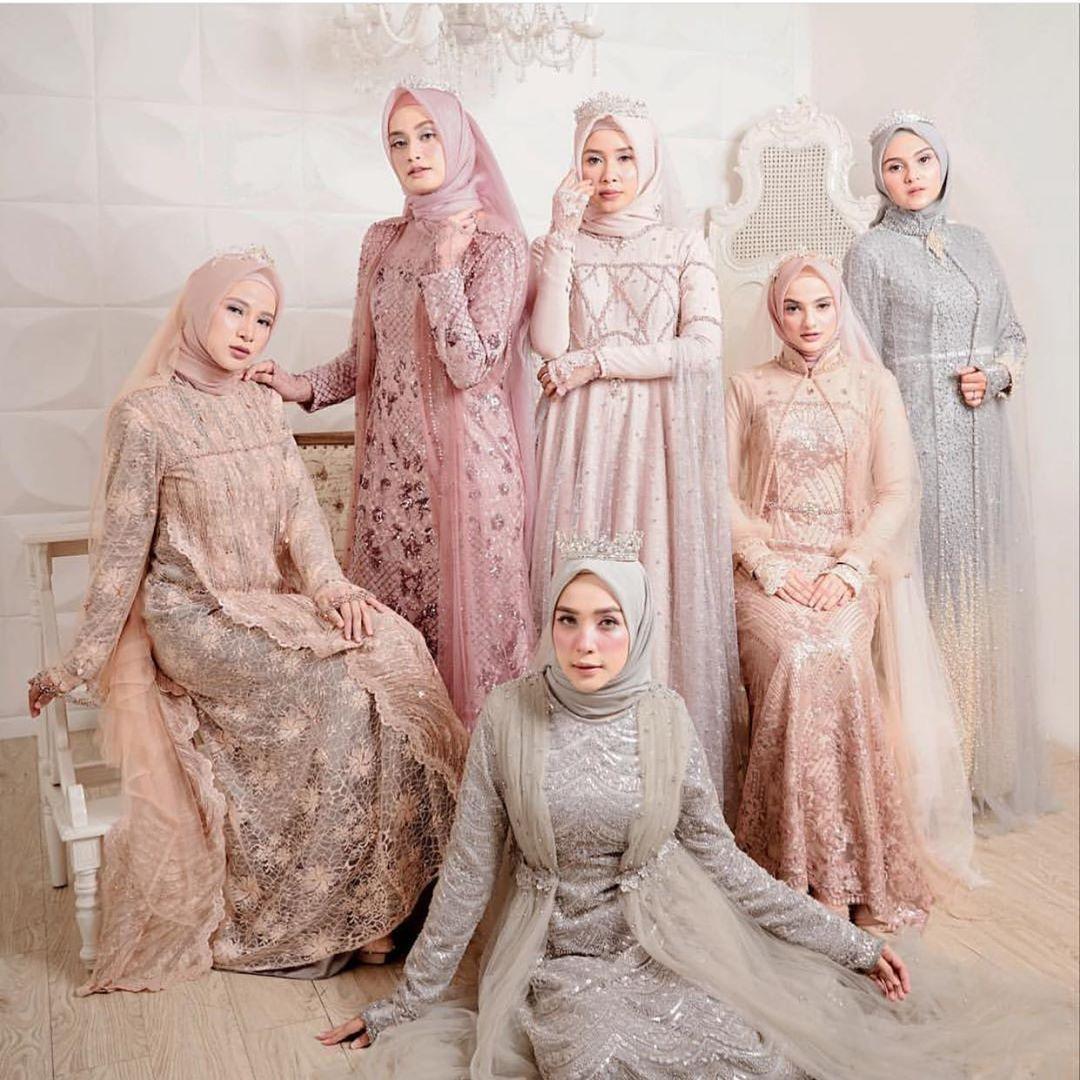 7 Padupadan Kebaya Modern dengan Hijab  Warna  Pastel  untuk 